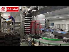 Pão Hambúrguer Linha de produção de pão / torradas, provação, roteamento, mistura, cozimento, depanner