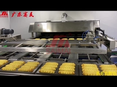 Linha de produção de pão, padaria, provador, forno de túnel, depanner, refrigeração,