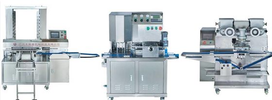 ISO 9000 Semi Automatic Cake Production Line For Egg Yolk Pie