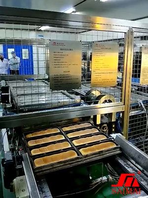 CE Turnkey Automatic Bread Production Line With Spiral Cooler