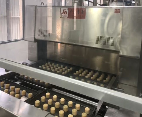 ISO 9000 Semi Automatic Cake Production Line For Egg Yolk Pie