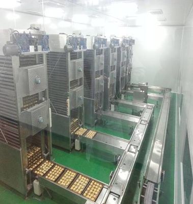 ISO 9000 Semi Automatic Cake Production Line For Egg Yolk Pie