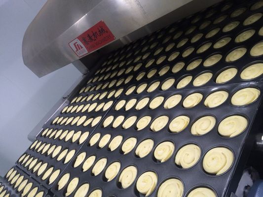 Forno de túnel contínuo da padaria do canal de ar do projeto do módulo SUS304