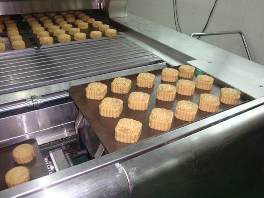 linha de produção automática do bolo do Mooncake de 220V 500KG/H
